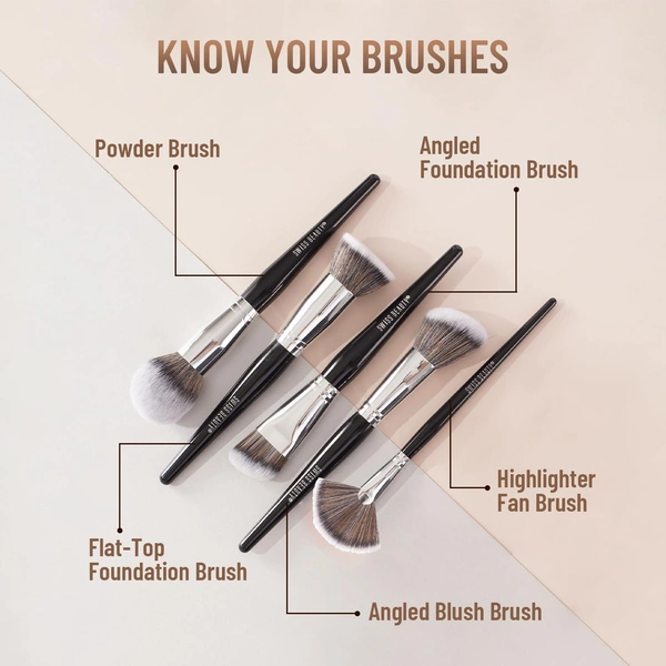 Swiss Beauty Professional Brush Set 12pcs | Durable And Long Lasting