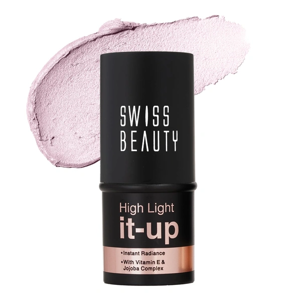 Swiss Beauty Radiant Pink High Light It-Up Highlighter | Lightweight, Blendable & Long-Lasting | Radiant Glow for Face & Body | Water-Resistant & Suitable for All Skin Tones