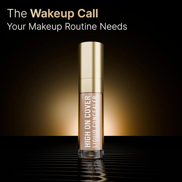 Swiss Beauty Select High On Cover Liquid Concealer Shade 3.5 Dusky to Deep, 5.5ml | Full Coverage, Matte Finish | No-Crease Formula | Enriched with Vitamin E