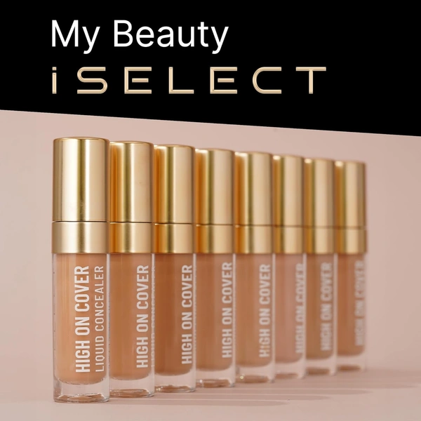 Swiss Beauty Select High On Cover Liquid Concealer Shade 3.5 Dusky to Deep, 5.5ml | Full Coverage, Matte Finish | No-Crease Formula | Enriched with Vitamin E