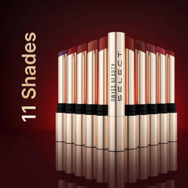 Swiss Beauty Select High On Shine Creamy Lipstick 09 Iconic Pink| Mirror-Shine Glossy Finish | Creamy Hydrating Formula with Vitamin E