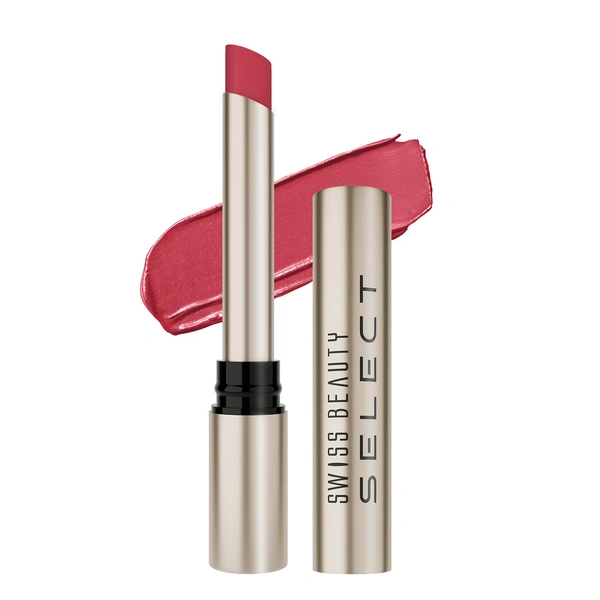 Swiss Beauty Select High On Shine Creamy Lipstick 09 Iconic Pink| Mirror-Shine Glossy Finish | Creamy Hydrating Formula with Vitamin E
