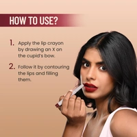 Swiss Beauty Matte Cat Lip Crayon 03 Brick Shell with Vitamin E & Jojoba Oil | Highly Pigmented | Matte Finish & 8 Hour Stay | Smudge-proof & waterproof