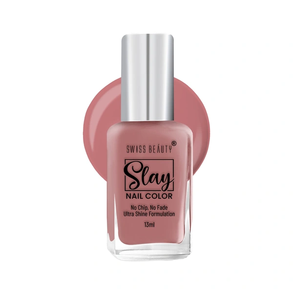 Swiss Beauty Slay Nail Colour 13ml | Call Me Rich 02 | Ultra Shine Formulation