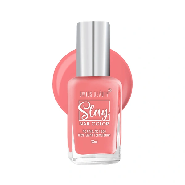 Swiss Beauty Slay Nail Colour 13ml | Sunset 05 | Ultra Shine Formulation