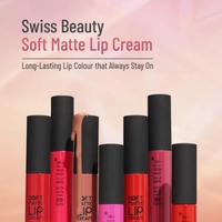 Swiss Beauty Soft Matte Lip Cream 6ml | Candy Pink 26 | Soft Matte Finish