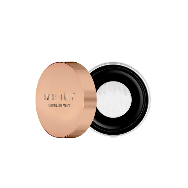 Swiss Beauty Ultra Fine Loose Finish Powder 8g | Transparent 06 | For Smooth Finishing | All Skin Types - 1