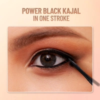 Swiss Beauty You & Eye Power Black Kajal | Smudge-Proof Eyes | Enriched with Vitamin E | Long-Lasting Definition | Waterproof | 24 Hour Stay | 0.30gm