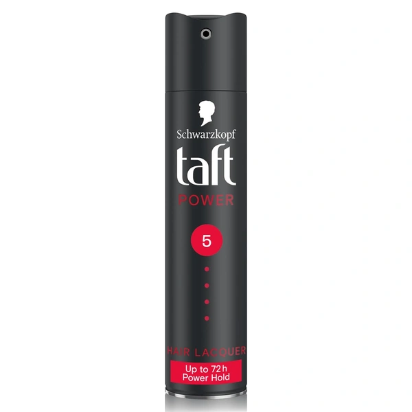 Schwarzkopf Taft Hair Spray 250ml |Touch Mega Strong 5 Hairspray | Ultimate Hold & Soft Finish | Up to 72-Hour Radiant Shine