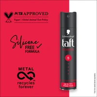 Schwarzkopf Taft Hair Spray 250ml |Touch Mega Strong 5 Hairspray | Ultimate Hold & Soft Finish | Up to 72-Hour Radiant Shine