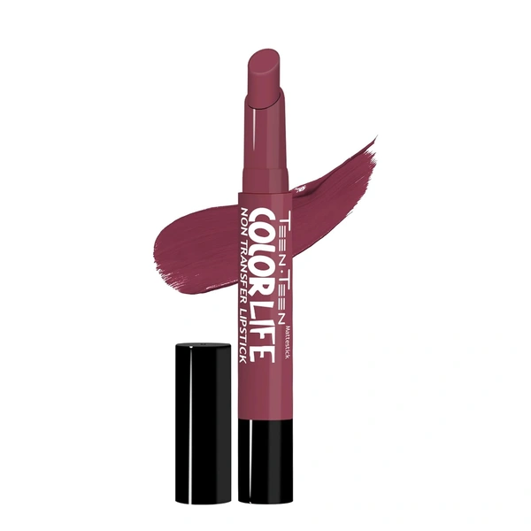 Teen Teen Color Life Nontransferable lipstick 2gm with M30 Camiation Shade| Matte Crayon Finish | Long lasting & waterproof | Keep Hydrating & Moisturizing
