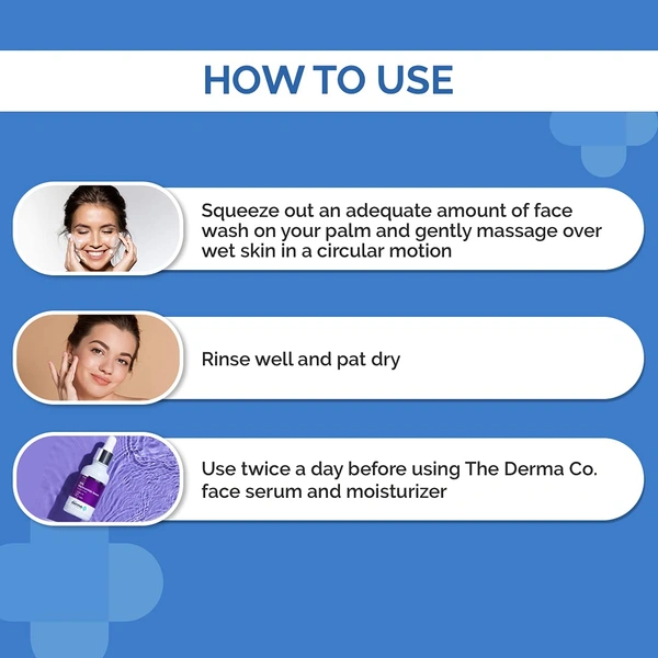 Derma Co The Derma Co 1% Salicylic Acid Gel Face Wash | For Active Acne | With Salicylic Acid & Witch Hazel | Acne-Fighting Cleanser | Prevent Breakouts & Unclog Pores | for Oily Skin | 100ml