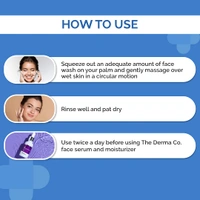 Derma Co The Derma Co 1% Salicylic Acid Gel Face Wash | For Active Acne | With Salicylic Acid & Witch Hazel | Acne-Fighting Cleanser | Prevent Breakouts & Unclog Pores | for Oily Skin | 100ml