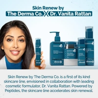 Derma Co The Derma Co Dr. V Skin Renew Peptide Moisturizer 50g | Repairs Skin Barrier & Deeply Moisturizes | Youthful Glow | Non-Sticky & Fast Absorbing | Reduces Wrinkles | Lightweight | Deep Hydration | Improves Skin Texture