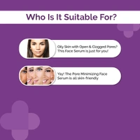 Derma Co The Derma Co Pore Minimizing Face Serum 30ml | with 4% Niacinamide, 5% PHA & P-Refinyl� for Open Pores | Control Excess Oil | Pore Refining Serum | Even-Toned Skin | Smooth & Clear Skin | Skin Tone Correction | for Oily Skin