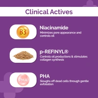 Derma Co The Derma Co Pore Minimizing Face Serum 30ml | with 4% Niacinamide, 5% PHA & P-Refinyl� for Open Pores | Control Excess Oil | Pore Refining Serum | Even-Toned Skin | Smooth & Clear Skin | Skin Tone Correction | for Oily Skin