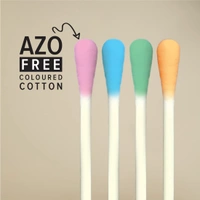 Tulips Cotton Ear Buds Multicolor 100 Sticks (200 Tips) | Soft, Safe & Hygienic | 100% Pure Cotton | Ideal for Daily Care & Grooming | With White Paper | Eco-Friendly & Convenient