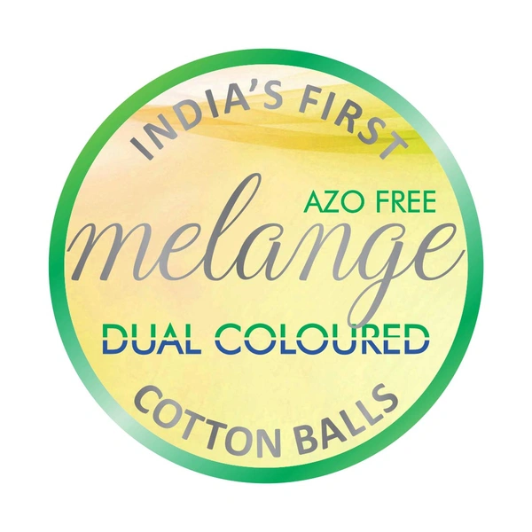 Tulips Premium Color Cotton Balls | Soft & Gentle | Multi-Purpose Cotton Balls for Skincare, Makeup Removal and Daily Use