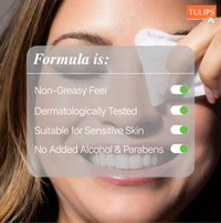 Tulips Premium Micellar Water Makeup Remover Wipes | (30 Wipes Each) | Aloe Vera, Honey & Vanilla | Plant-Based Fabric | Alcohol & Paraben Free