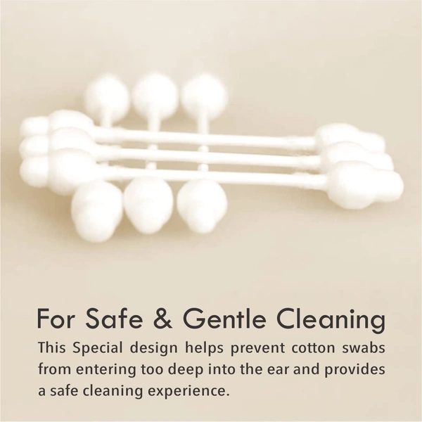 Tulips Safety Baby Cotton Ear Buds | Swabs 50 Tems | 100 Tips | Eardrum Protection