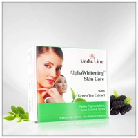 Vedic Line Alpha Whitening Skin Care Facial Kit | Brightening & Pigmentation Control Facial | Glowing And Smooth Skin | Anti-Aging Skin | 350ml