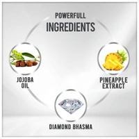 Vedic Line Diamond Tejas Facial Kit 600ml Skin Glowing Facial Kit, With Jojoba Oil, Diamond Bhasma and Vitamin B3 For Natural Glowing Face