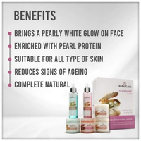 Vedic Line Pearl Pishthi Facial Kit | Radiance-Boosting Facial with Pearl Extracts | Enriched with pearl protein | Radiant Glow | Suitable for All Skin Types | 600ml
