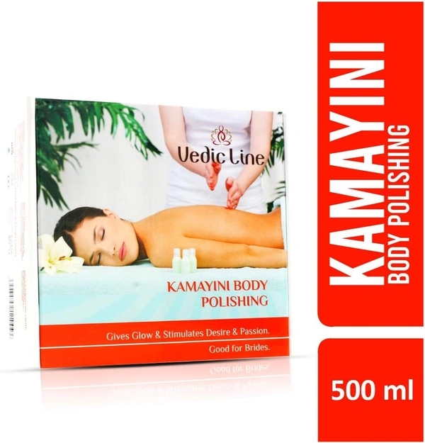 Vedic Line Vedicline Kamayini Body Polishing Kit | Exfoliating & Hydrating Body Care for Glowing Skin | With Natural Ingredients | Glowing Body Skin | Suitable for All Skin Types | 410ml