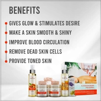 Vedic Line Vedicline Kamayini Body Polishing Kit | Exfoliating & Hydrating Body Care for Glowing Skin | With Natural Ingredients | Glowing Body Skin | Suitable for All Skin Types | 410ml