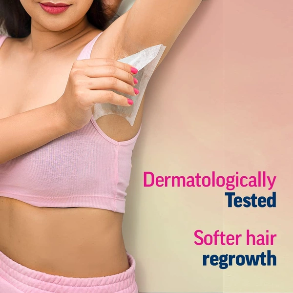 Veet Professional Waxing Strips Kit - 1 Pack for Normal Skin | Gel Wax Hair Removal for Women | 20 Strips, Up to 28 Days Smoothness, No Heater Required