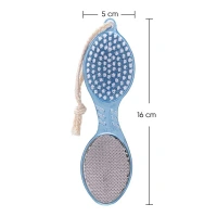 Vega VEGA 4-in-1 Pedicure Tool PD-02 | Multi-Function Foot Care Tool | Exfoliates, Files, Brushes & Cleans for Soft, Beautiful Feet | Perfect for Home Spa Pedicures