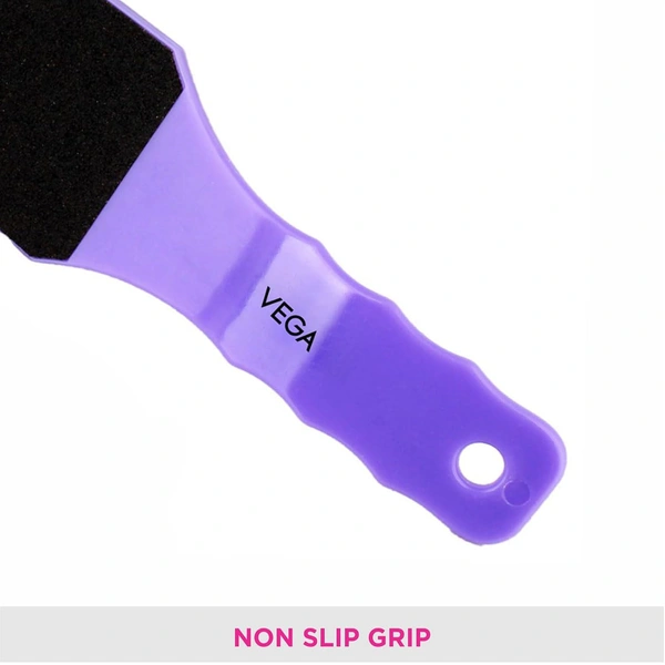 Vega VEGA Curve Emery Foot File PD-21 | Gently Removes Dead Skin & Calluses with Precision | Sleek, Ergonomic Design for Smooth, Beautiful Feet