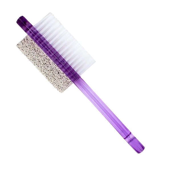 Vega VEGA Foot Brush with Pumice Stone PD-01 | Dual-Action Tool to Cleanse, Exfoliate & Remove Dead Skin | Perfect for Smooth, Supple Feet & Home Foot Care