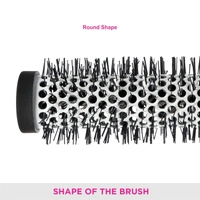 Vega VEGA Hot Curl Brush - Small H2-PRS | Compact Curling Brush for Precise Styling | Heat-Friendly Bristles Create Defined Curls, Volume & a Polished Finish