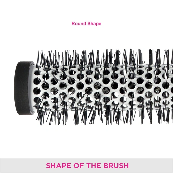 Vega VEGA Hot Curl Brush - Small H2-PRS | Compact Curling Brush for Precise Styling | Heat-Friendly Bristles Create Defined Curls, Volume & a Polished Finish