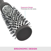 Vega VEGA Hot Curl Brush - Small H2-PRS | Compact Curling Brush for Precise Styling | Heat-Friendly Bristles Create Defined Curls, Volume & a Polished Finish