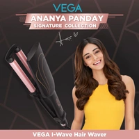 Vega I-Wave Hair Waver (VHWR-01) Rose Gold & Black | Triple Barrel Design | Quick Heat-Up | Ceramic Coating for Even Heat