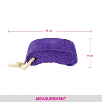 Vega Pumice Stone Purple | Exfoliating Stone for Smooth & Soft Skin | Exfoliates, Removes Dead Skin & Calluses | Perfect for Feet, Hands & Elbows