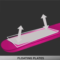 Vega Trendy Hair Straightener for Men & Women, Pink (VHSH-16) | Ceramic Coated Floating Plates | Adjustable Temperature Setting | 60 Sec Quick Heat-up | 60 Min Auto Shut-off