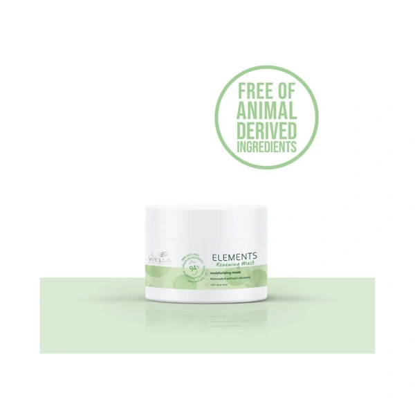 Wella Professionals Elements Renewing Moisturizing Hair Mask (150ml) | Intense Hydration for Dry & Damaged Hair | Nourishing & Restoring Moisture | Sulfate-Free Formula for Healthy Hair