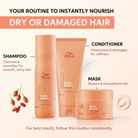Wella Professionals Invigo Nutri-Enrich Shampoo for Damaged Hair (250ml) | Nourishing & Hydrating Cleanser for Dry | Damaged Hair & Enriched with Goji Berry | Nutrients & Vitamins.