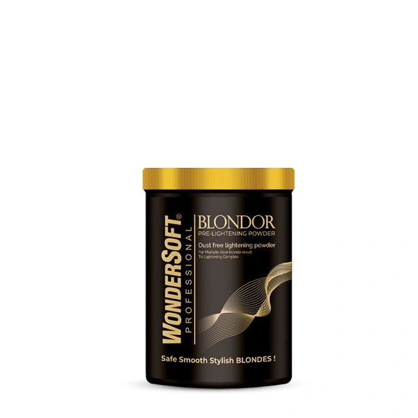 Wodersoft Wondersoft Professional Hair Blonder Pre Lightner Powder for unisex 200gm | Fast & Effective Lightening for Blondes | Unisex Formula for Salon-Quality Hair Lightening & Bleaching