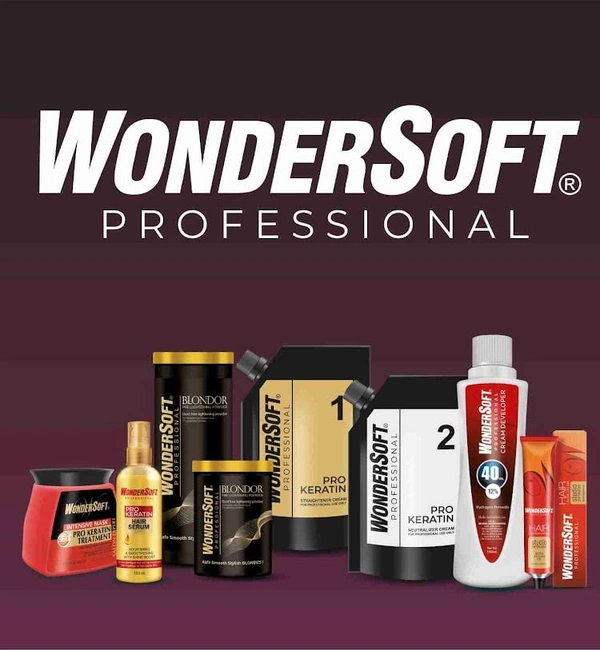 Wodersoft Wondersoft Professional Hair Blonder Pre Lightner Powder for unisex 400gm | Fast & Effective Lightening for Blondes | Unisex Formula for Salon-Quality Hair Lightening & Bleaching