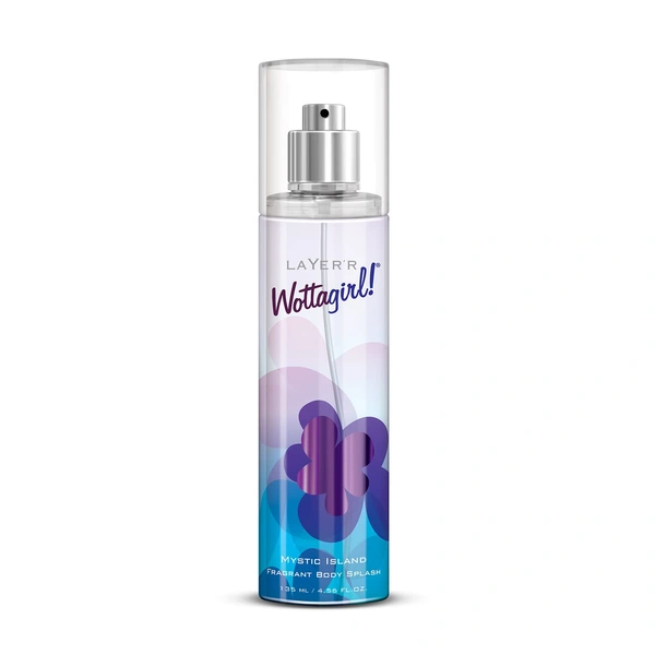 Wottagirl Mystic Island 135ml Body Spray for Women - Long-Lasting Fragrance