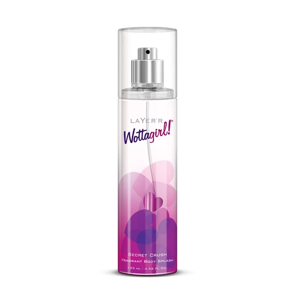 Wottagirl Secret Crush 135ml Body Spray for Women