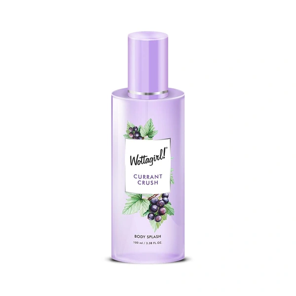 Wottagirl Wottergirl Currant Crush Body Splash 100ml for Women - Long-Lasting Fragrance