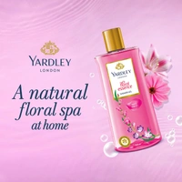 Yardley London Shower Gel 250ml | Floral Essence with Iris & Violet | Enriched with Natural Floral Oils | Paraben & Silicone Free
