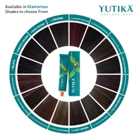 Yuthika Professional Creme Hair Color Tube 100gm with 4.45 Copper Hamogany Brown Shade | Permanent Fashion Shade | Smooth Shine Finish | Grey Coverage | Salon Quality Result at Home