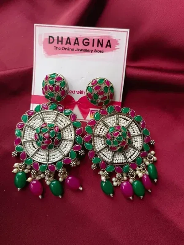 Multicolour Long Earrings