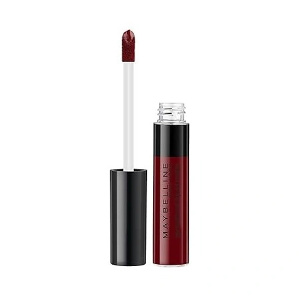 Maybelline New York Lipstick, Matte Finish, Non-Sticky and Non-Drying, Sensational Liquid Matte, 02 Soft Wine, 7ml